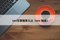 seo引擎搜索入口（seo 搜索）